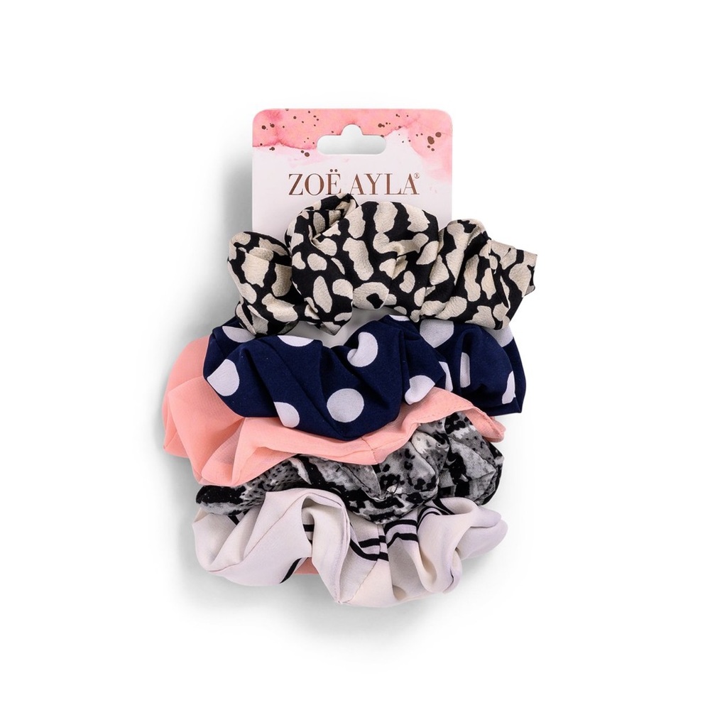 NWT ZOE AYLA 5-Pack Scrunchies